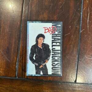 Michael Jackson Bad Vintage 1987 Cassette Tape (Epic ET 40600)